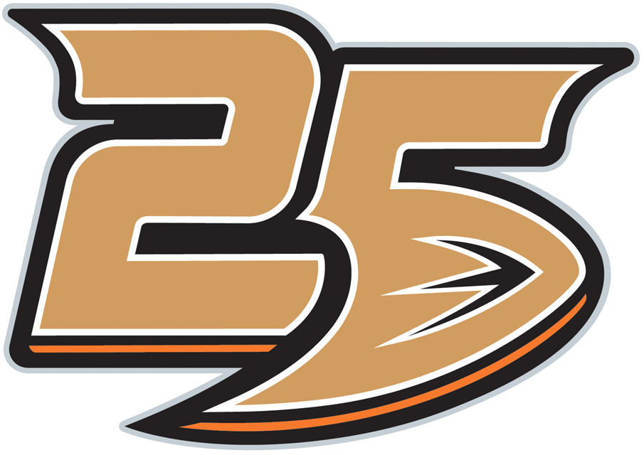 Anaheim Ducks 2019 Anniversary Logo iron on transfers for T-shirts